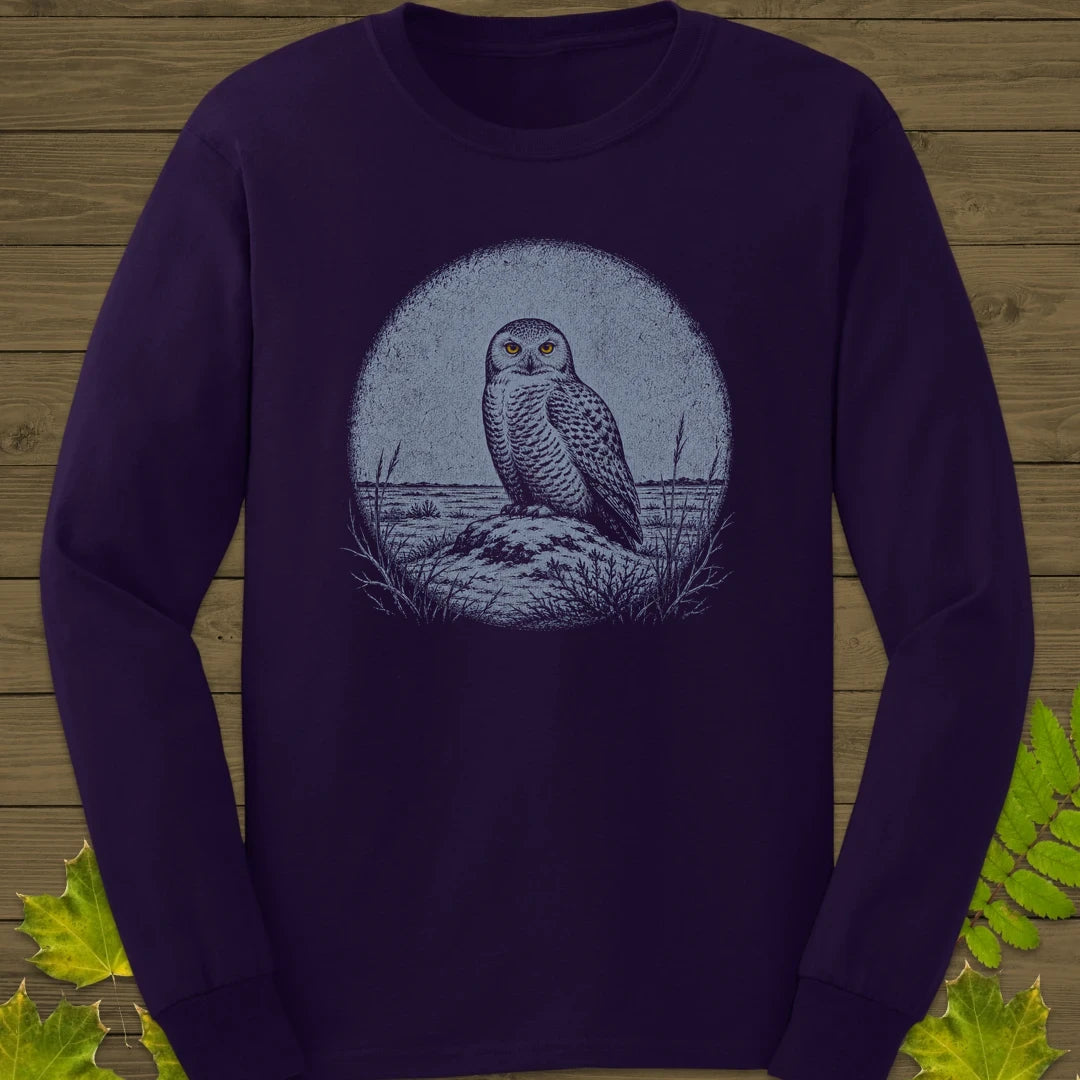Tundra Owl Long Sleeve Purple