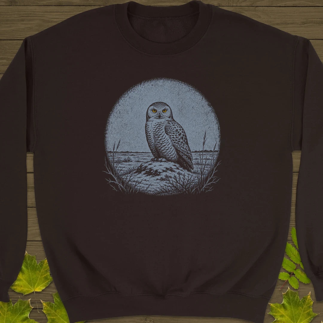 Tundra Owl Sweatshirt Dark Chocolate