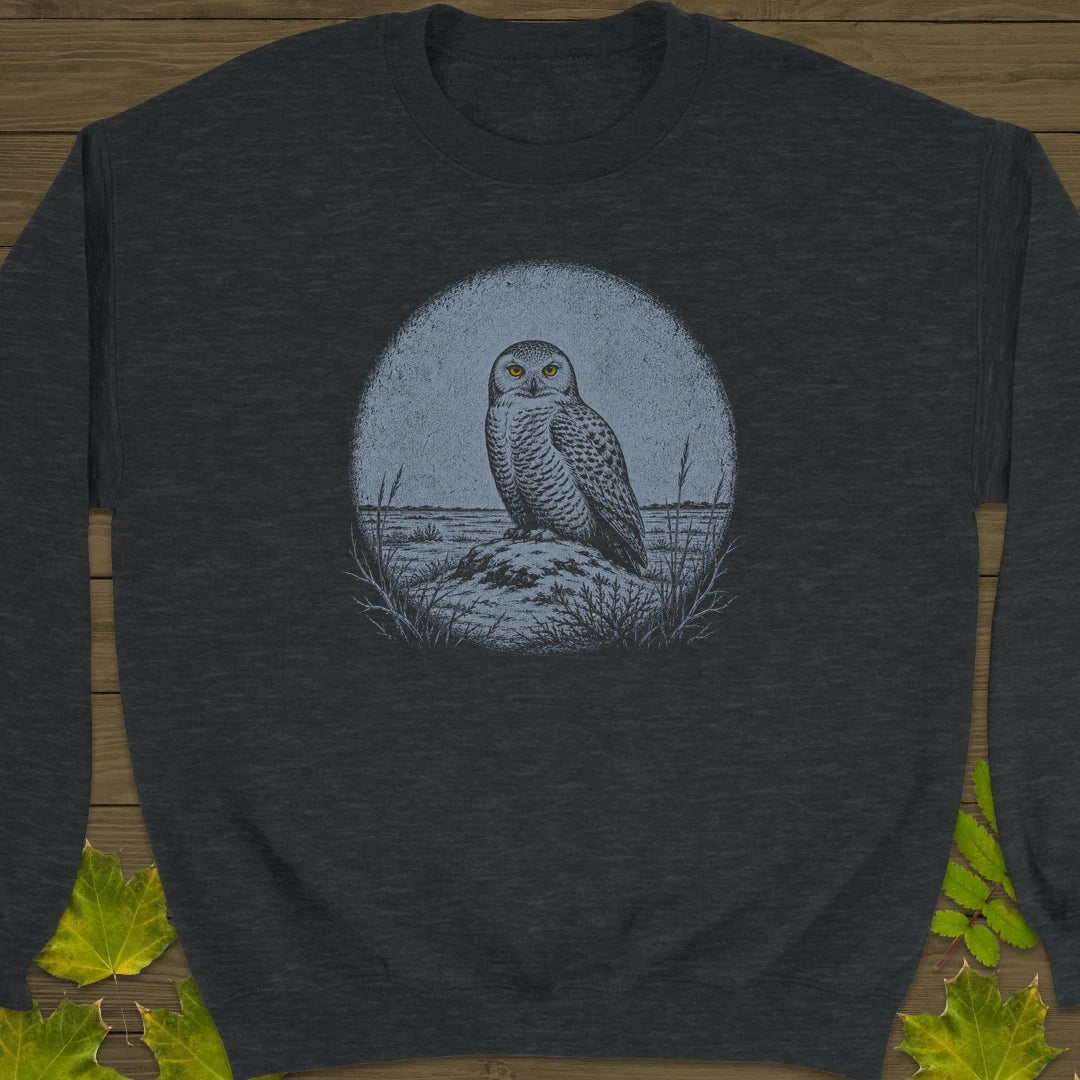 Tundra Owl Sweatshirt Dark Heather