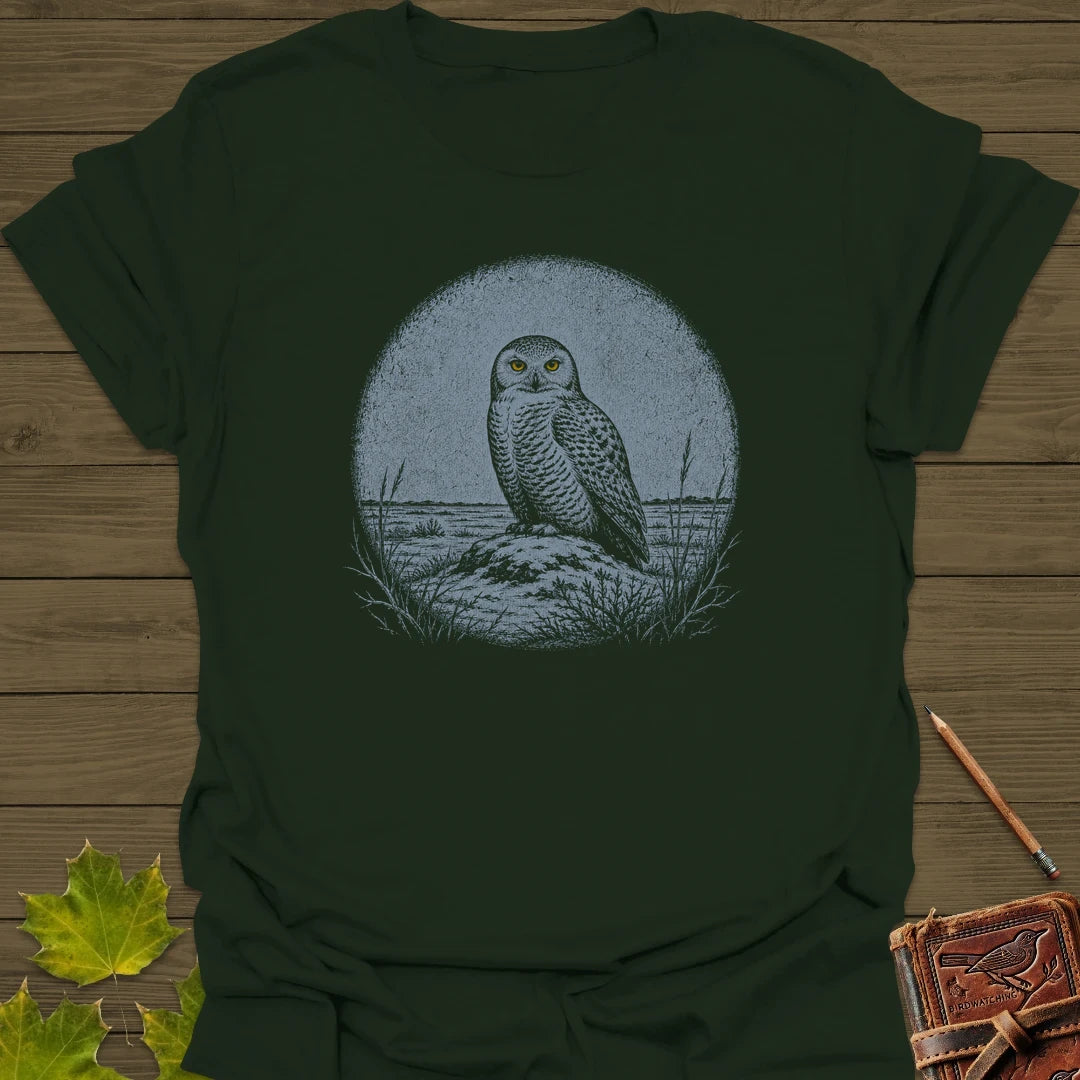 Tundra Owl T-Shirt Forest Green