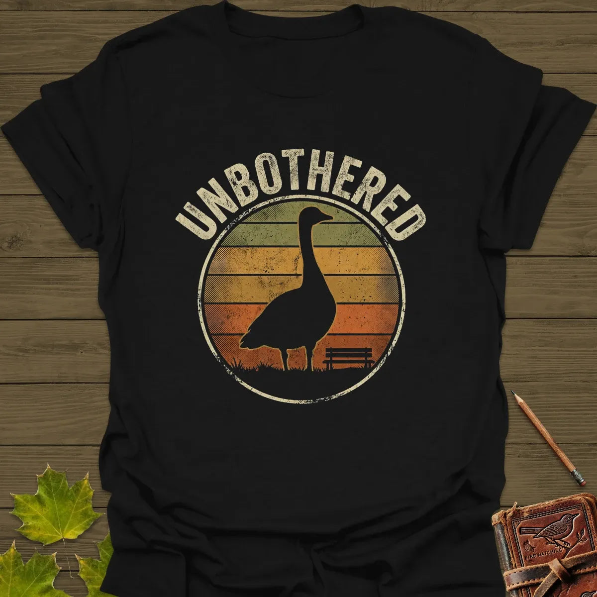 Unbothered Goose T-Shirt Black