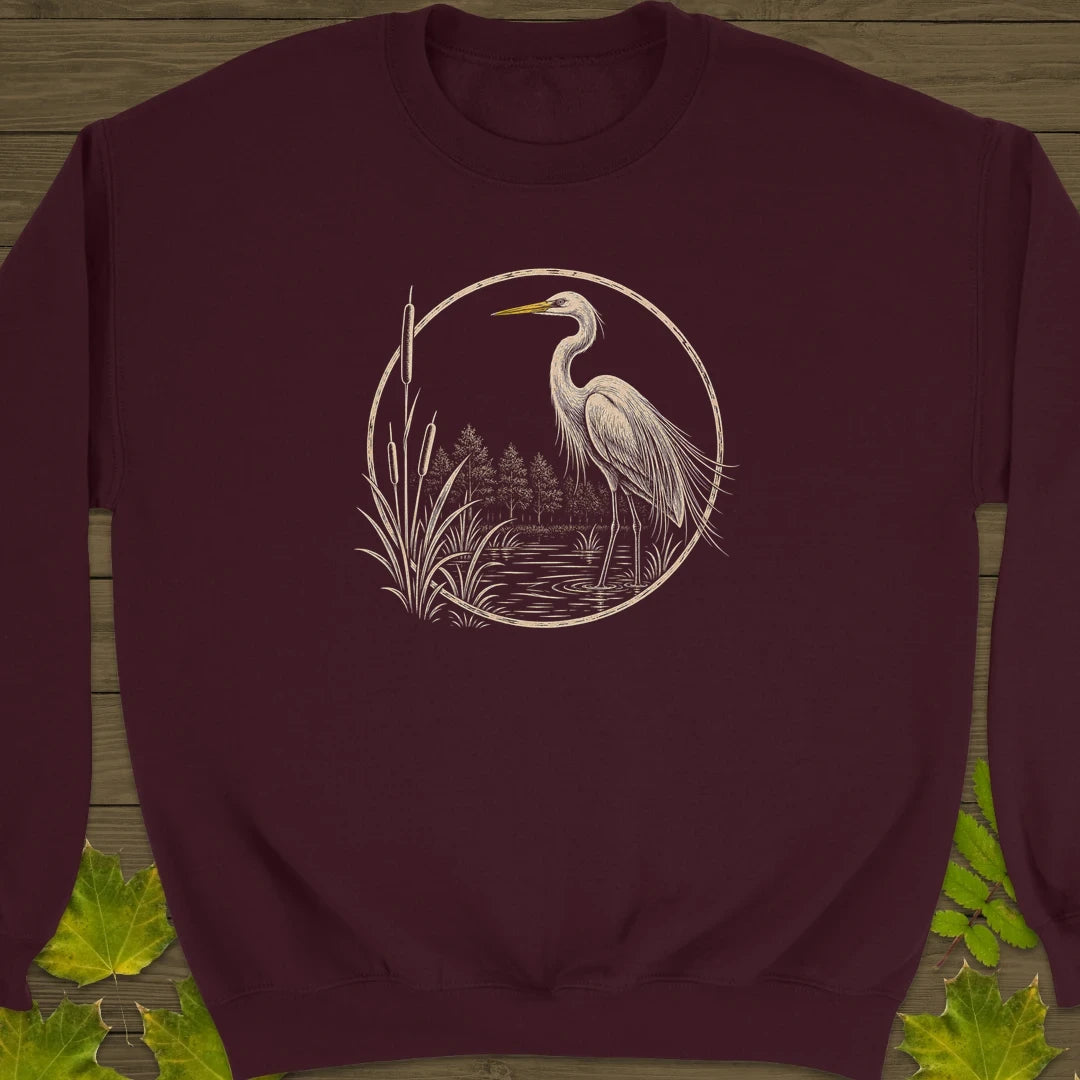 Wetland Grace Sweatshirt Maroon