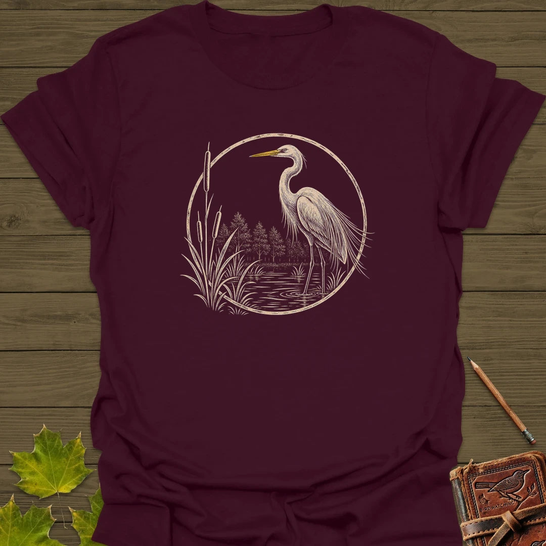 Wetland Grace T-Shirt Maroon