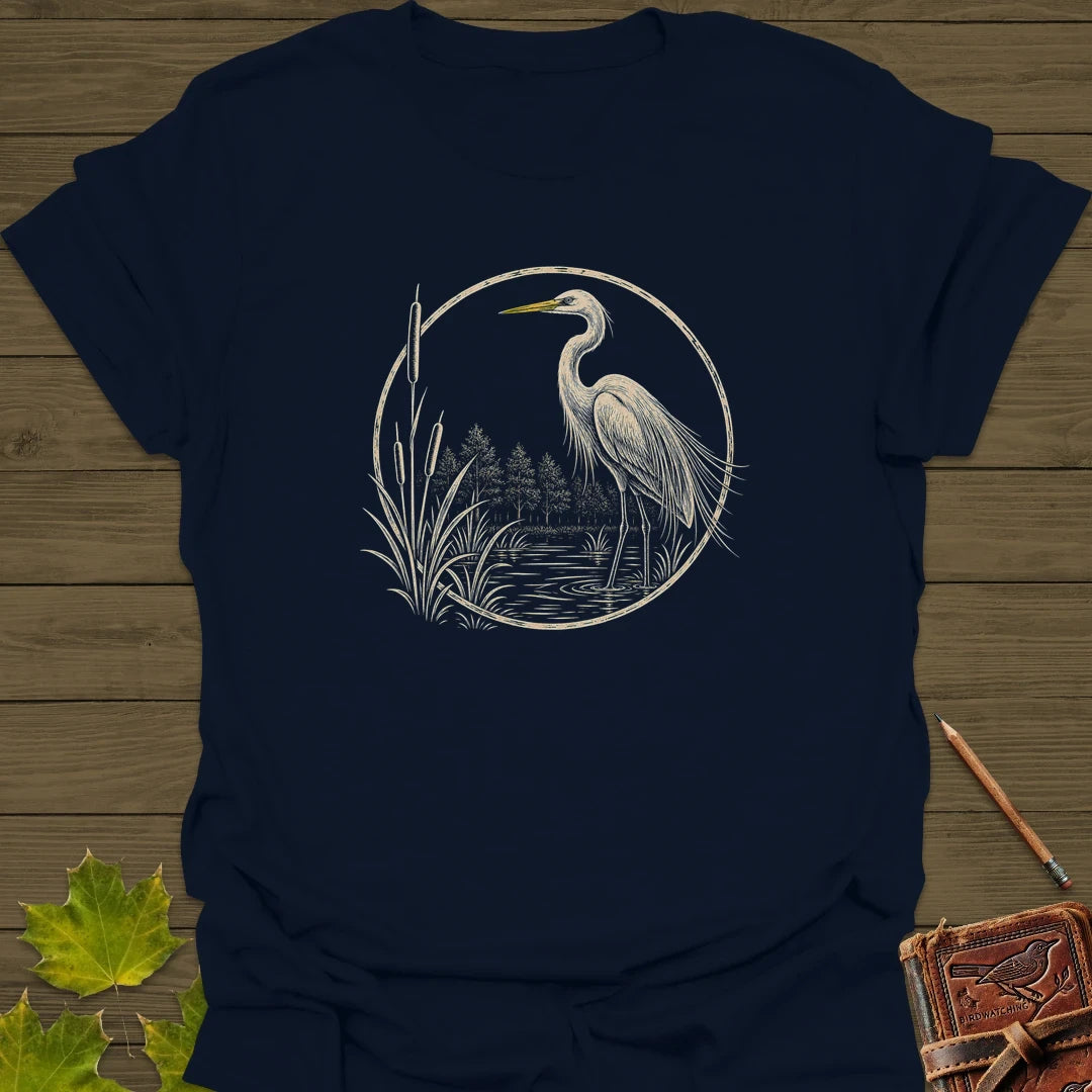 Wetland Grace T-Shirt Navy
