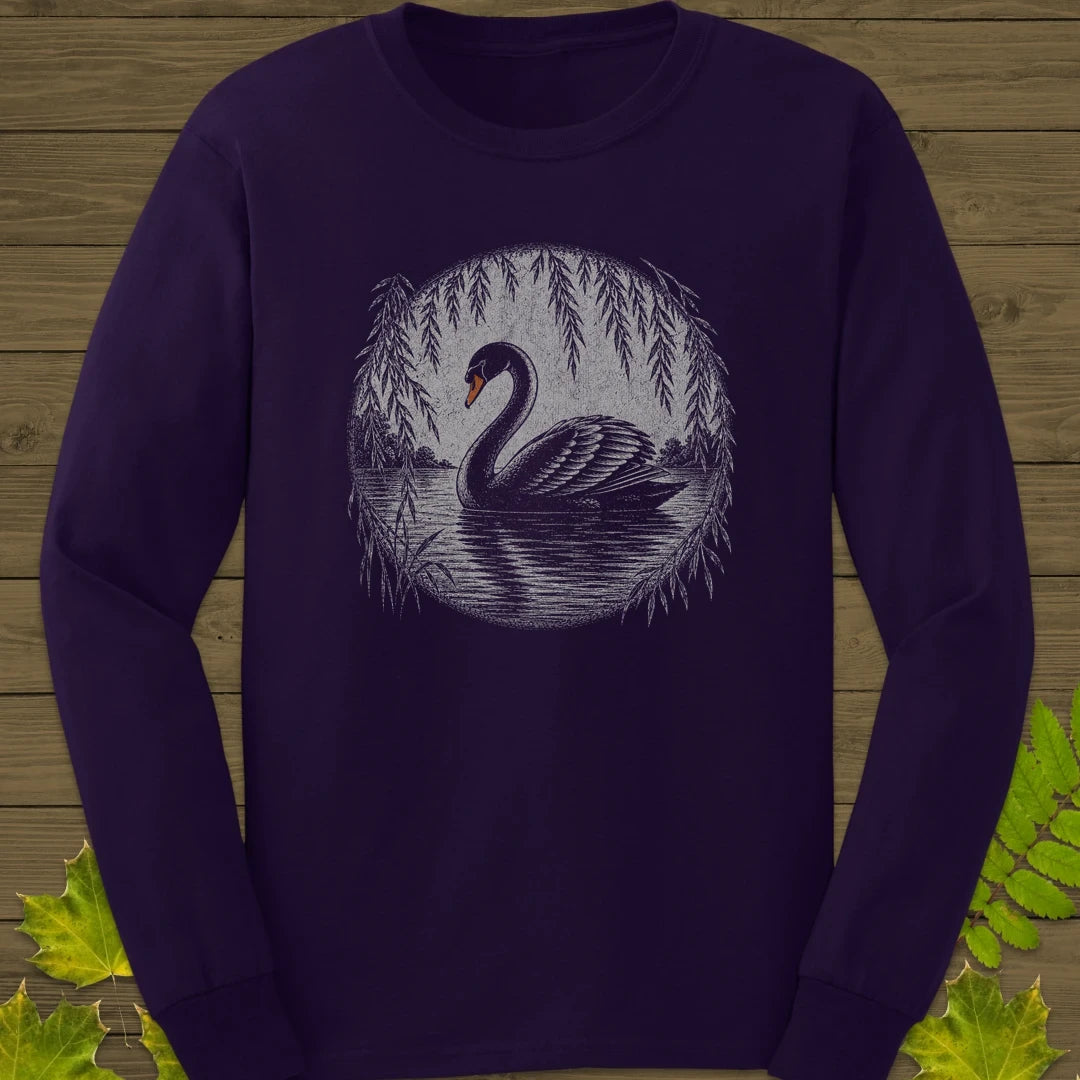 Willow Swan Long Sleeve Purple
