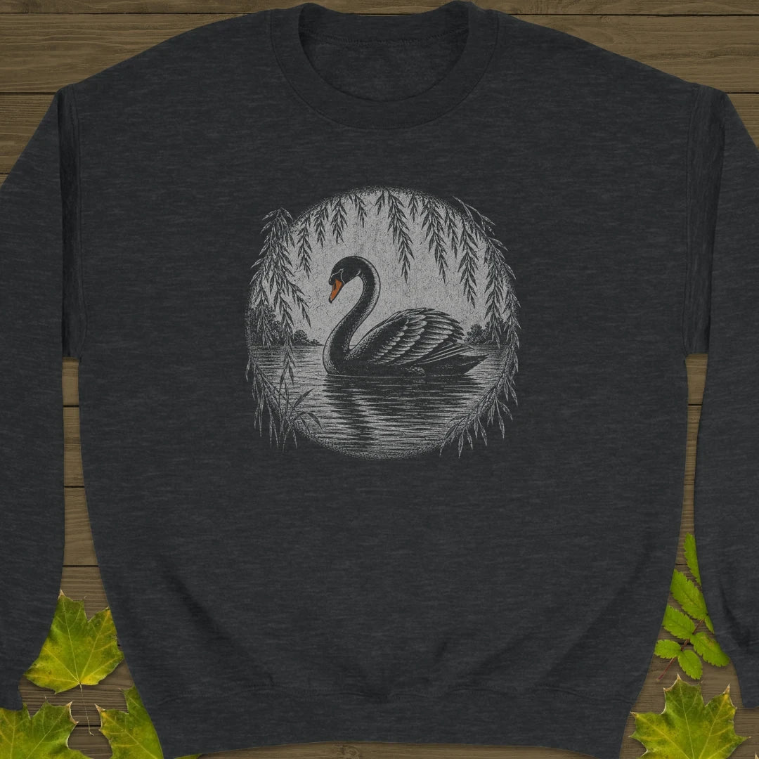 Willow Swan Sweatshirt Dark Heather