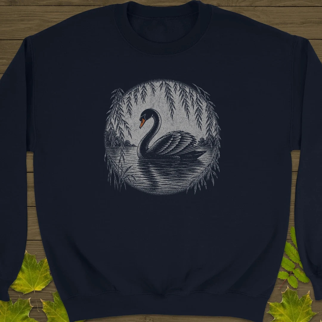 Willow Swan Sweatshirt Navy