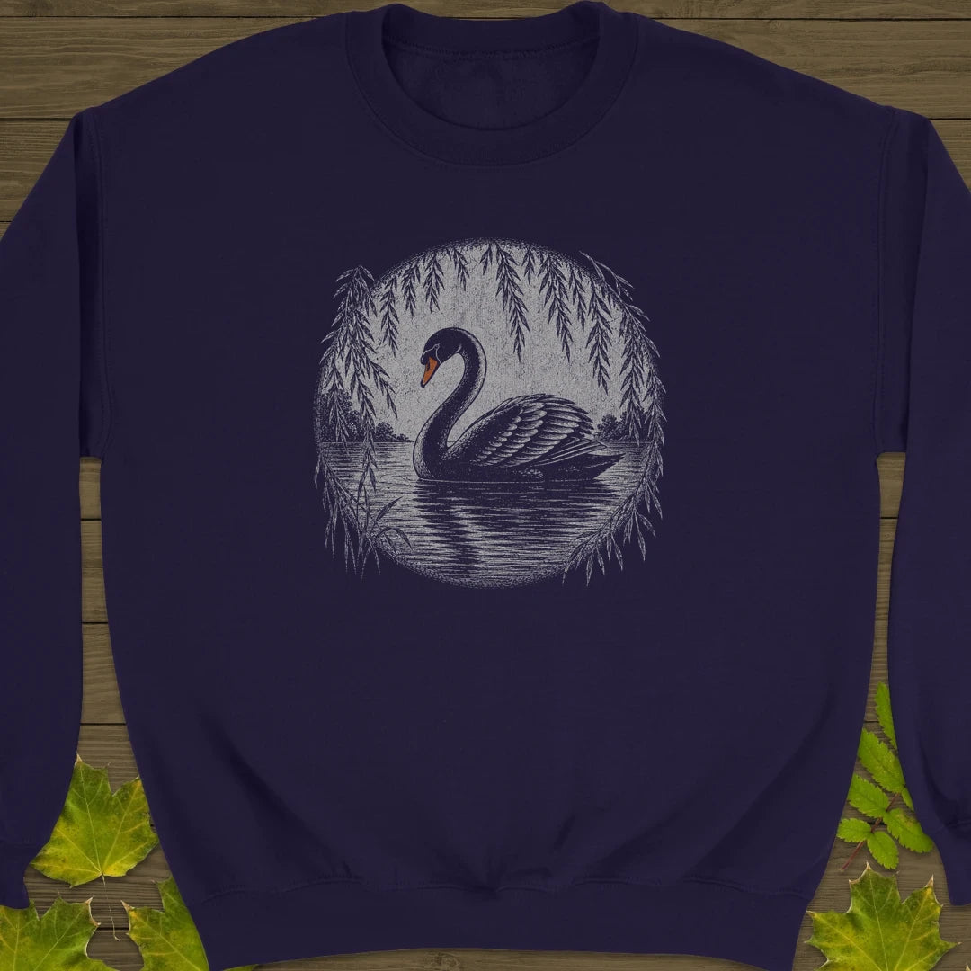 Willow Swan Sweatshirt Purple