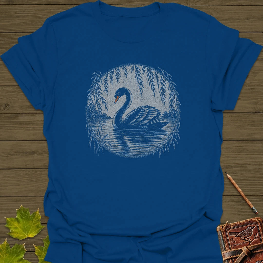 Willow Swan T-Shirt Royal